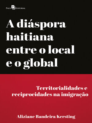 cover image of A diáspora haitiana entre o local e o global